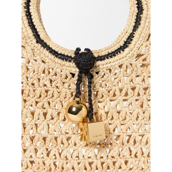 raffia shoulder bag