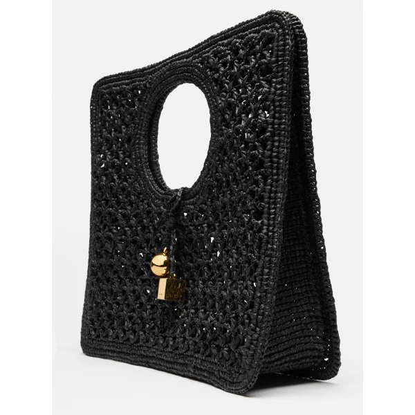 raffia tote bag