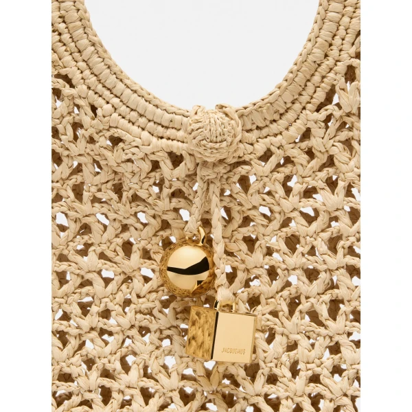 beige tote bag