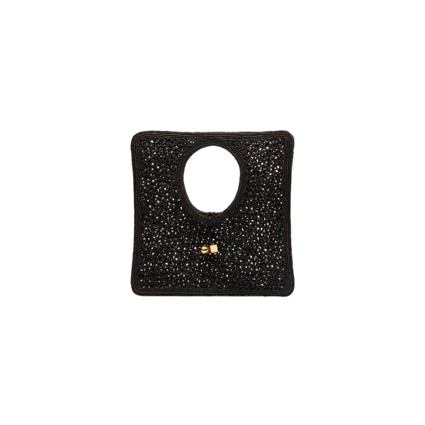 The Spiaggia Square Bag in Black