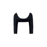 Jacquemus The Tailleur Short Top in Black | Tops | Coveti