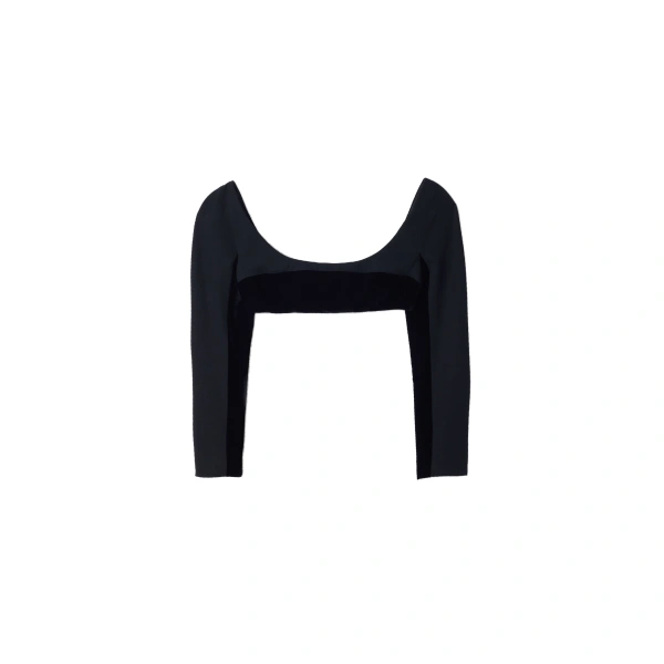 The Tailleur Short Top in Black