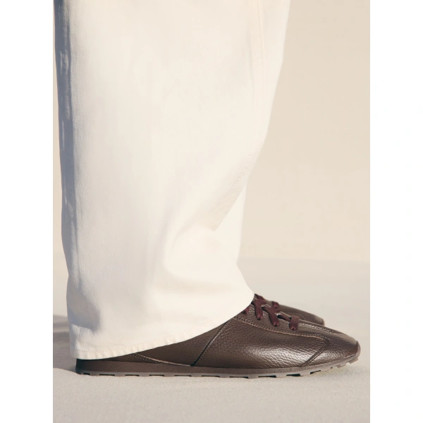 Jacquemus The Tennis Sneakers in Dark Brown | Sneakers | Coveti