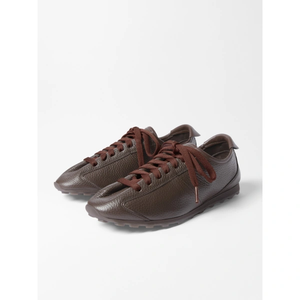 Jacquemus The Tennis Sneakers in Dark Brown | Sneakers | Coveti