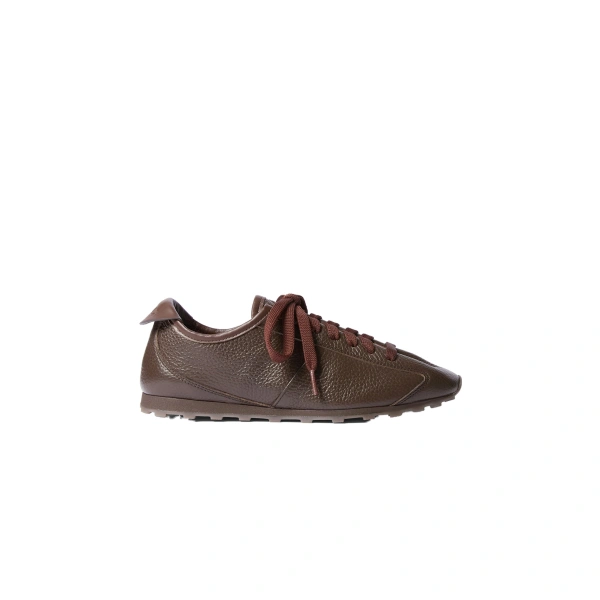 The Tennis Sneakers in Dark Brown