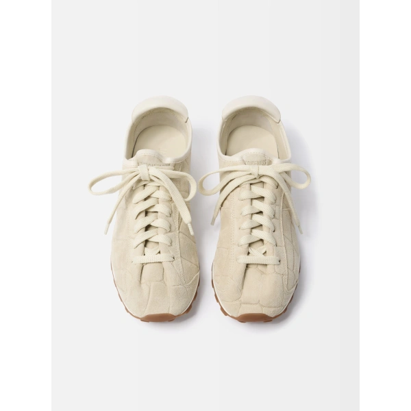 Jacquemus The Tennis Sneakers in Ivory | Sneakers | Coveti
