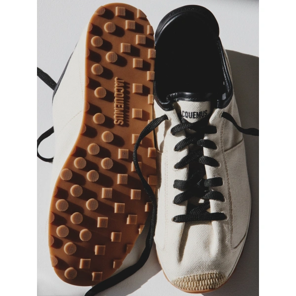 Jacquemus The Tennis Sneakers in Light Beige | Sneakers | Coveti