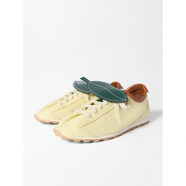 Jacquemus The Tennis Sneakers in Light Yellow | Sneakers | Coveti