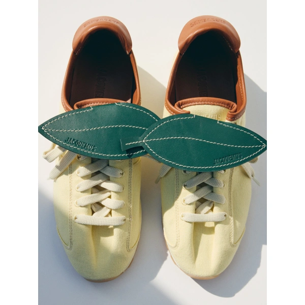 Jacquemus The Tennis Sneakers in Light Yellow | Sneakers | Coveti