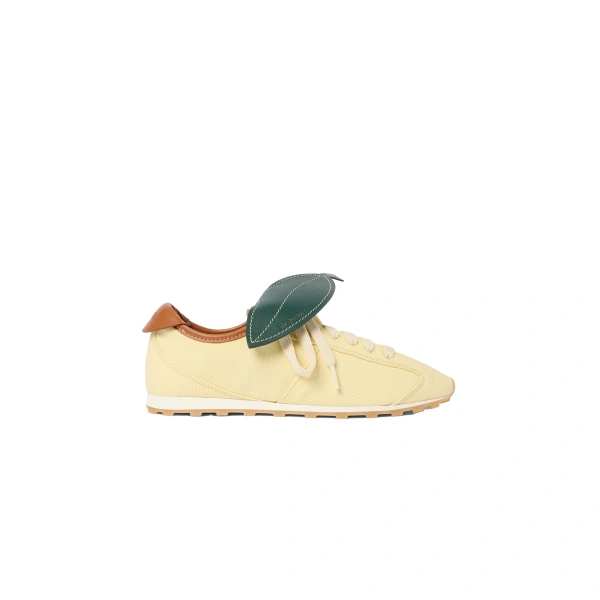 The Tennis Sneakers in Light Yellow