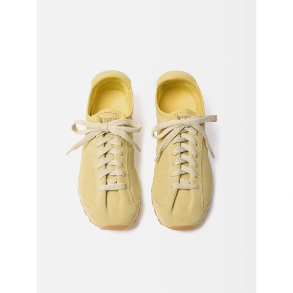 Jacquemus The Tennis Sneakers in Pale Yellow | Sneakers | Coveti