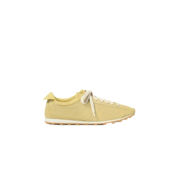 The Tennis Sneakers in Pale Yellow