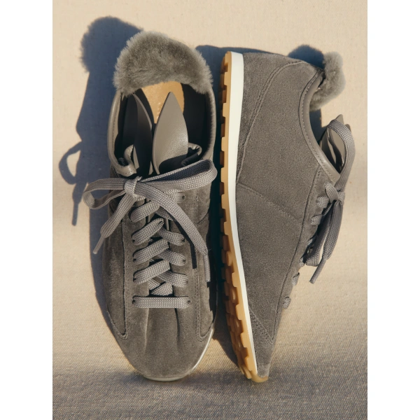 Jacquemus The Tennis Sneakers in Taupe | Sneakers | Coveti