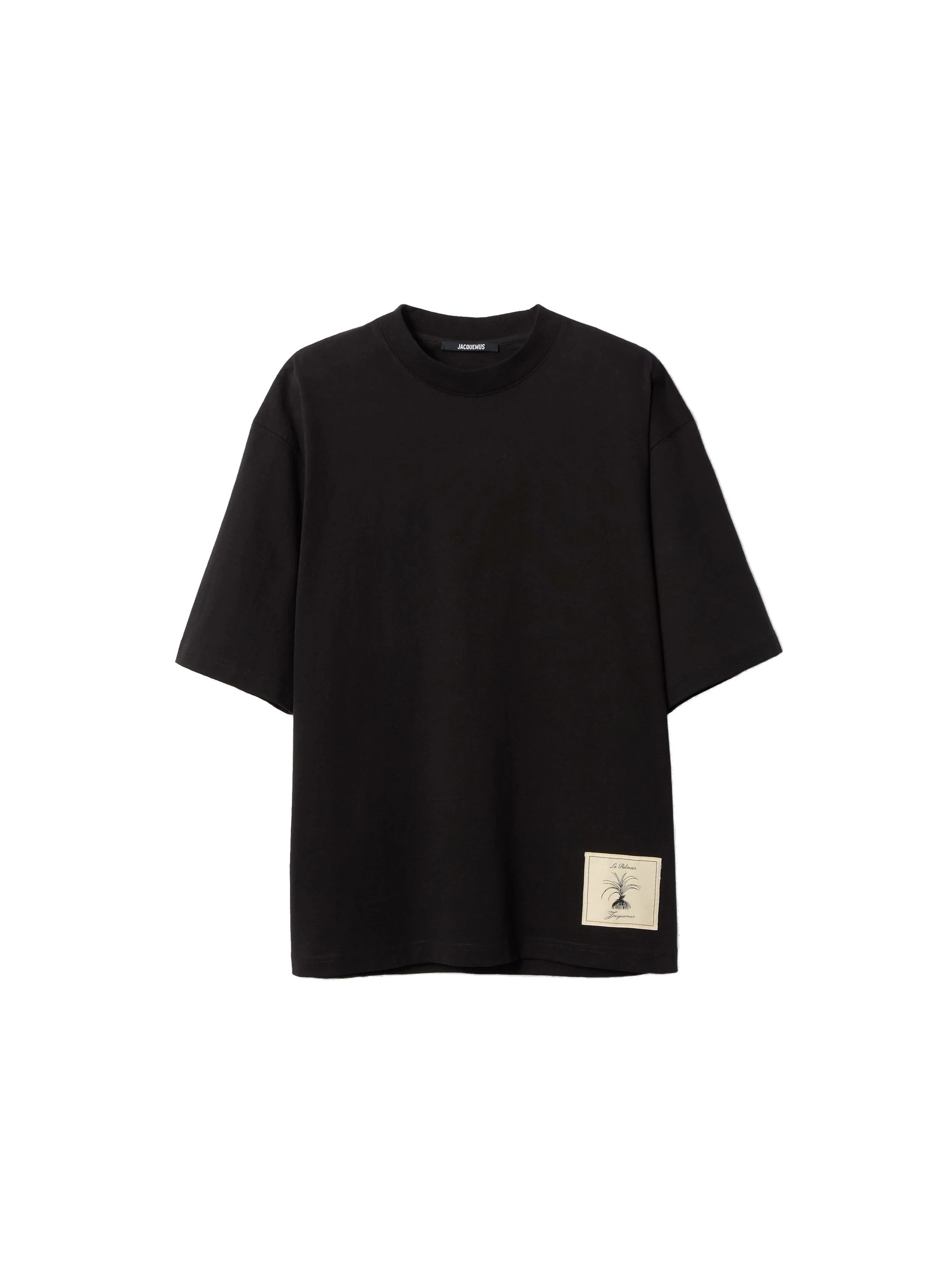 Jacquemus-The-Torneo-Short-Sleeve-T-Shirt-in-Black-coveti-white Jacquemus Torneo Short-Sleeve T-Shirt top