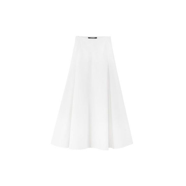 The Triangle Skirt in White