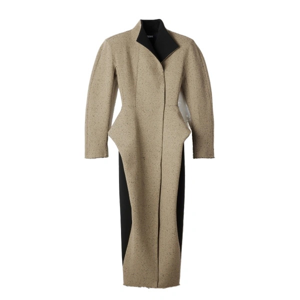 The Tulipe Coat in Beige