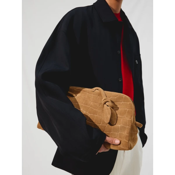 camel Jacquemus tote bag