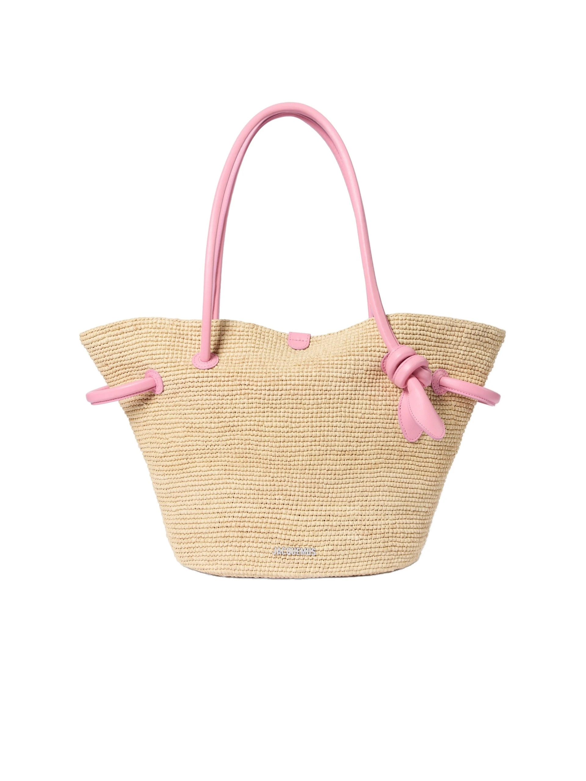 Jacquemus-The-Turismo-Basket-in-Light-Pink-coveti-white Jacquemus Turismo Basket tote bag