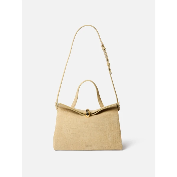 calf leather shoulder bag