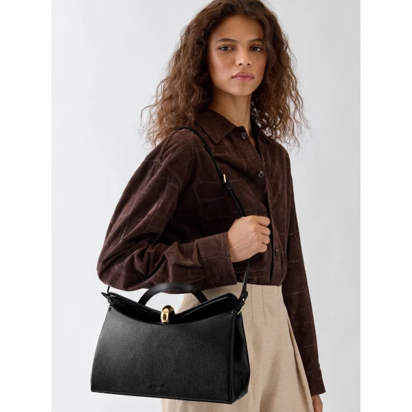 black Jacquemus shoulder bag