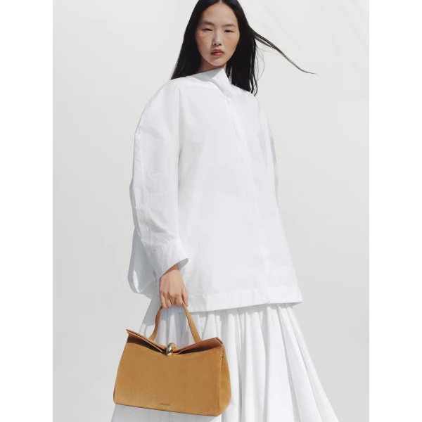 camel Jacquemus shoulder bag