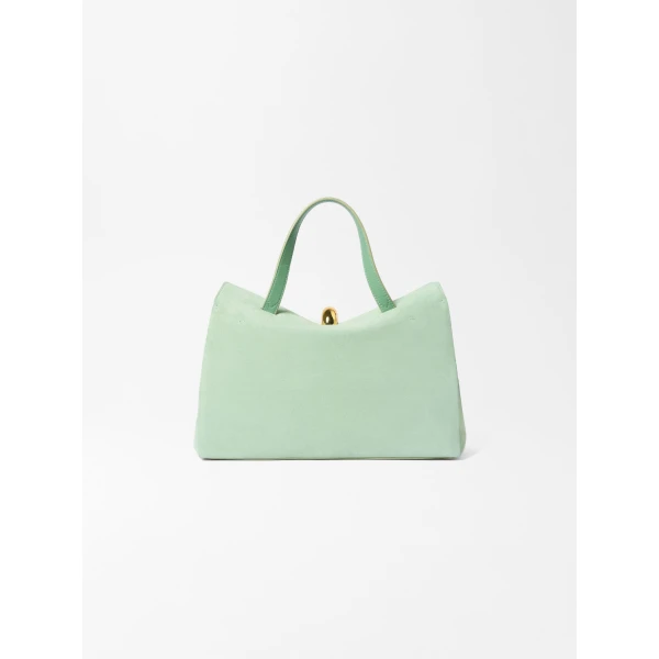 green shoulder bag
