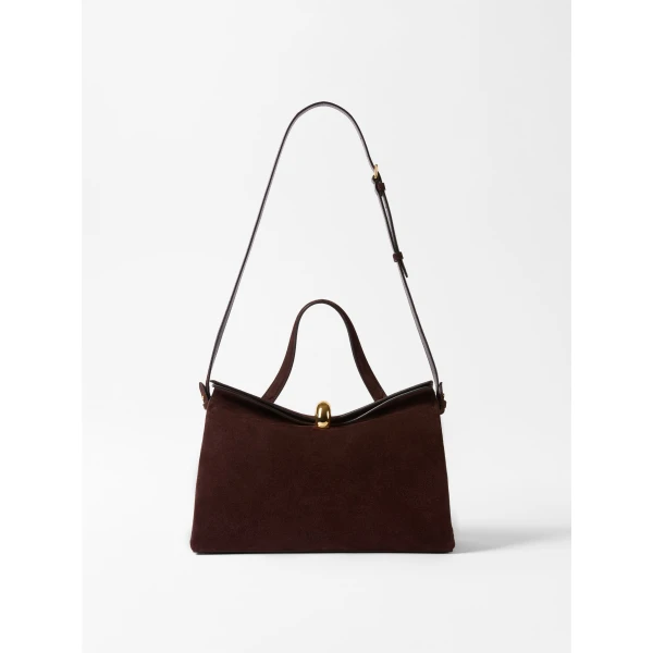 goat leather shoulder bag