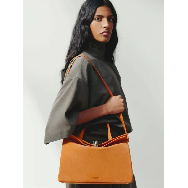 terracotta Jacquemus shoulder bag