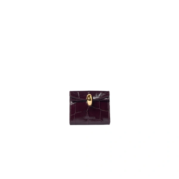 The Valerie Cardholder in Dark Burgundy