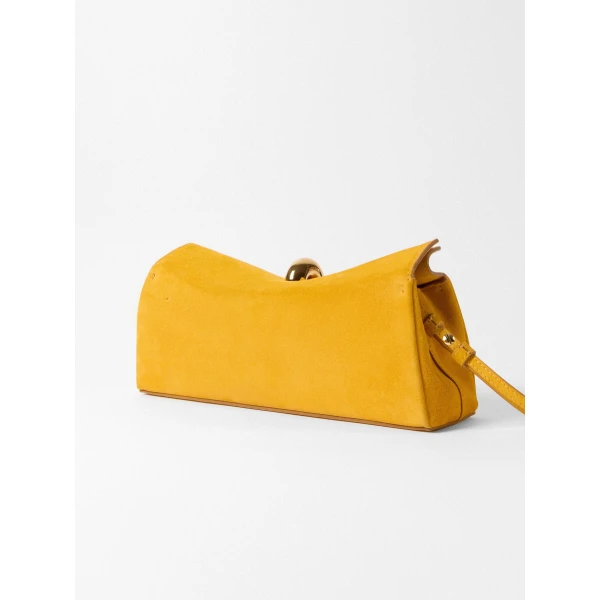 dark yellow Jacquemus clutch