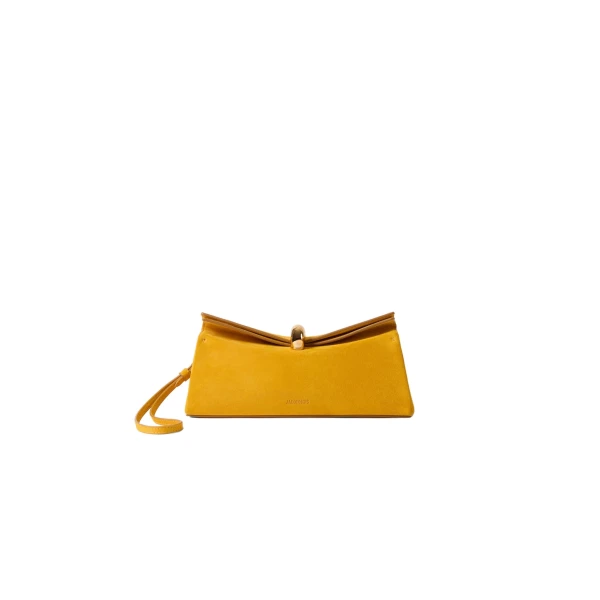 The Valerie Clutch in Dark Yellow