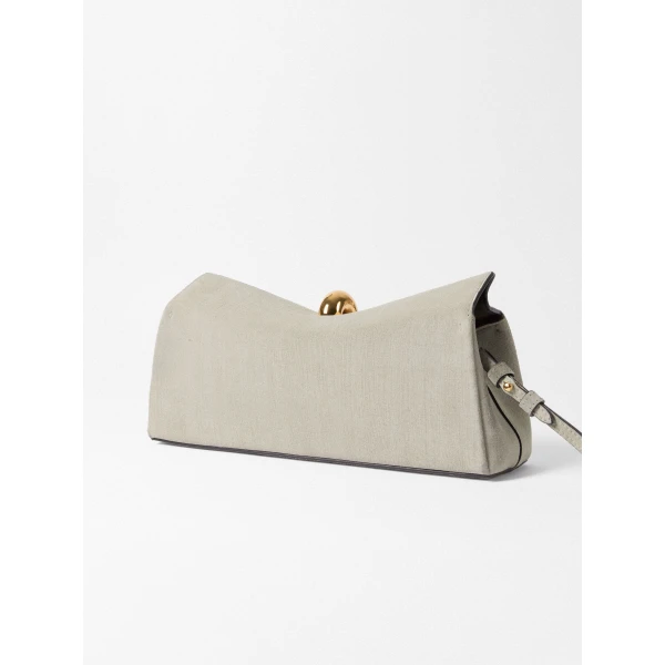 grey clutch