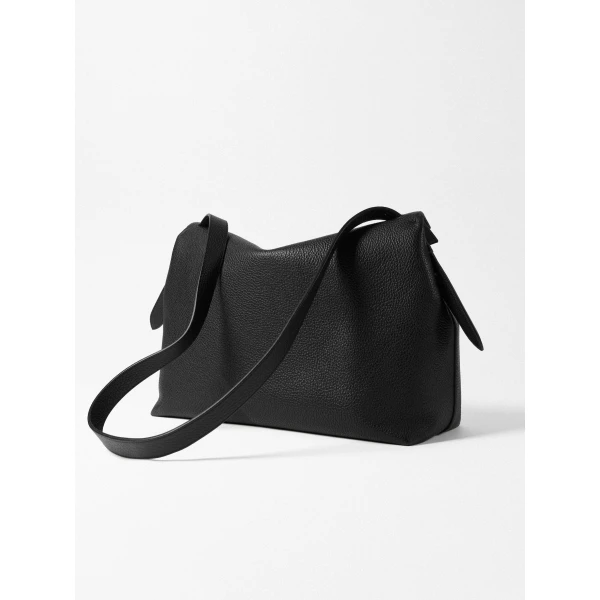 calf leather shoulder bag