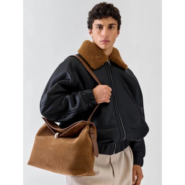 Jacquemus The Valerio Bag in Brown | Shoulder & Crossbody Bags | Coveti