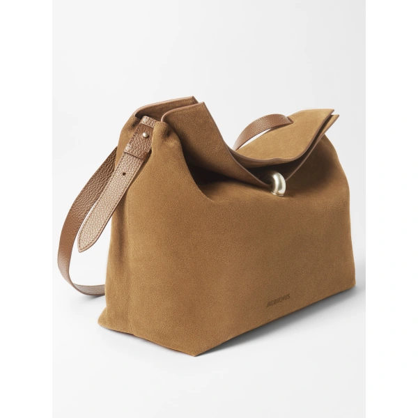 Jacquemus The Valerio Bag in Brown | Shoulder & Crossbody Bags | Coveti
