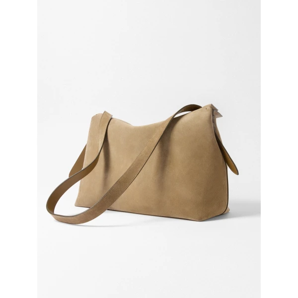 calf leather shoulder bag