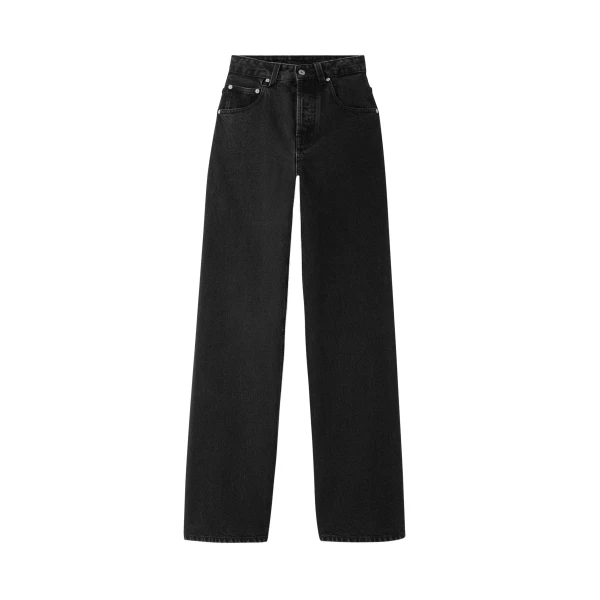 The Wide De-Nimes Denim Pants in Black