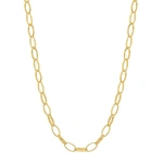 Jennifer Meyer 20 Inch Small Edith Link Necklace in 18K Yellow Gold | Fine Necklaces | Coveti