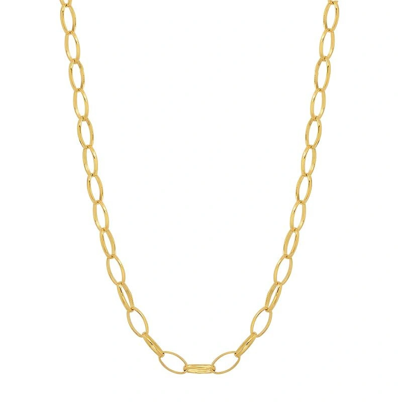 Jennifer Meyer 20 Inch Small Edith Link Necklace in 18K Yellow Gold Jennifer Meyer 20 Inch Small Edith Link Necklace in 18K Yellow Gold | Fine Necklaces | Coveti