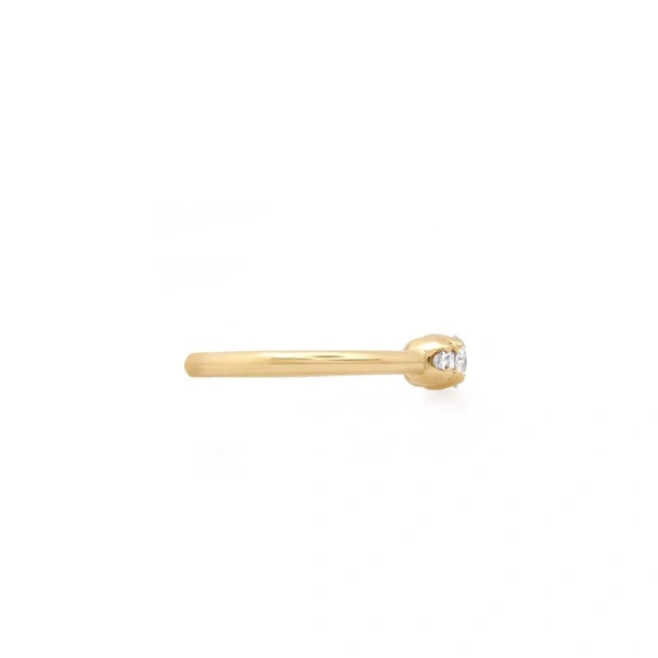 Jennifer Meyer 3 Graduated Diamond Ring in 18K Yellow Gold | Fine Rings | Coveti