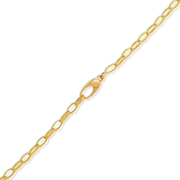 Jennifer Meyer 30 Inch Small Edith Link Necklace in 18K Yellow Gold | Fine Necklaces | Coveti