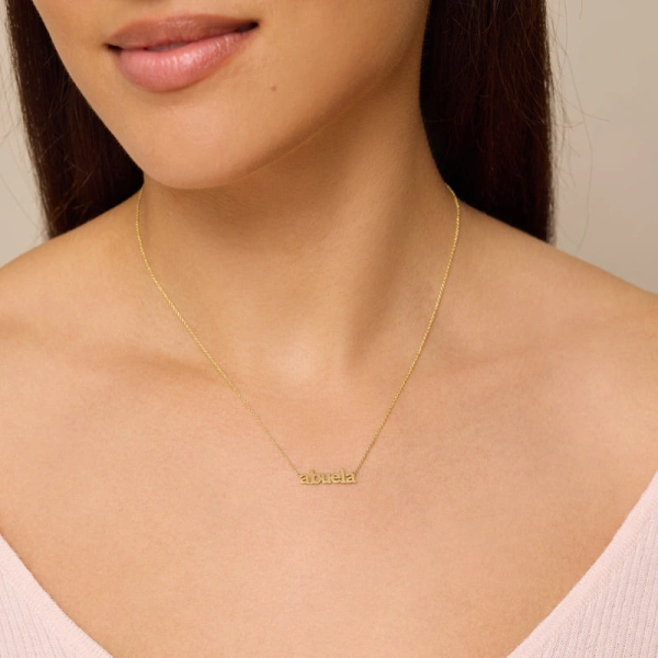 Jennifer Meyer Abuela Necklace in 18K Yellow Gold | Fine Necklaces | Coveti