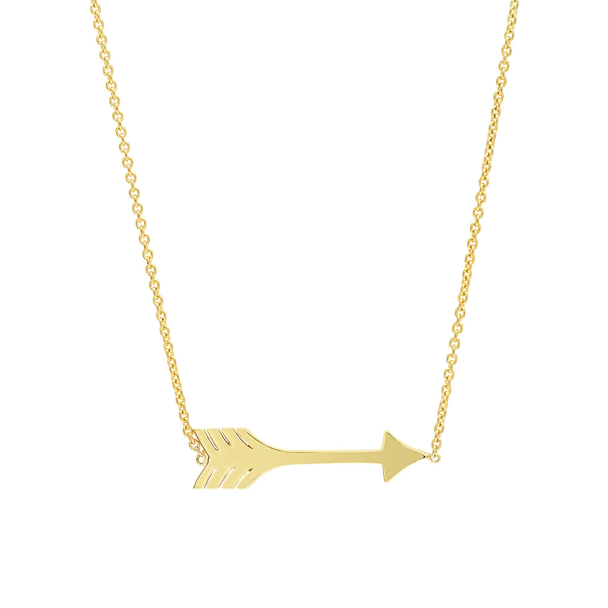 Jennifer Meyer Arrow Necklace in 18K Yellow Gold Jennifer Meyer Arrow Necklace in 18K Yellow Gold | Fine Necklaces | Coveti