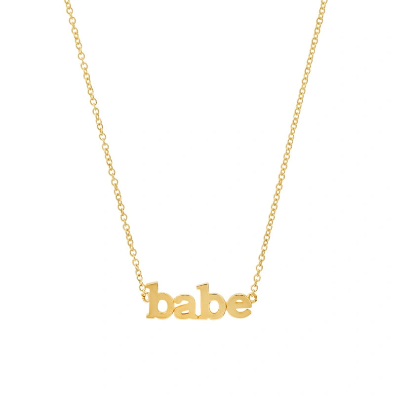 Jennifer Meyer Babe Necklace in 18K Yellow Gold Jennifer Meyer Babe Necklace in 18K Yellow Gold | Fine Necklaces | Coveti