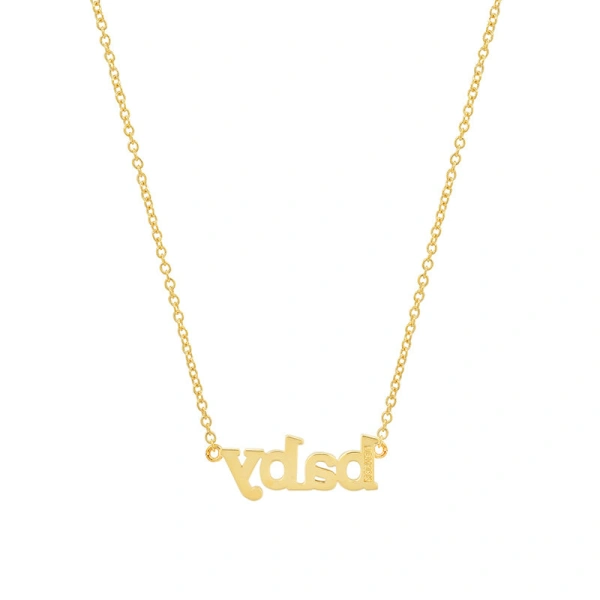 Jennifer Meyer Baby Necklace in 18K Yellow Gold | Fine Necklaces | Coveti