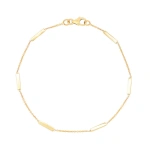 Jennifer Meyer Bar by the inch Bracelet in 14K Yellow Gold | Fine Bracelets | Coveti