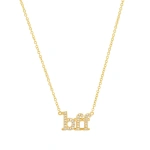Jennifer Meyer Diamond BFF Necklace in 18K Yellow Gold | Fine Necklaces | Coveti