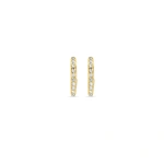 Jennifer Meyer Diamond Edith Studs in 18K Yellow Gold | Fine Earrings | Coveti
