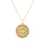 Jennifer Meyer Diamond Good Luck Necklace in 18K Yellow Gold | Fine Necklaces | Coveti