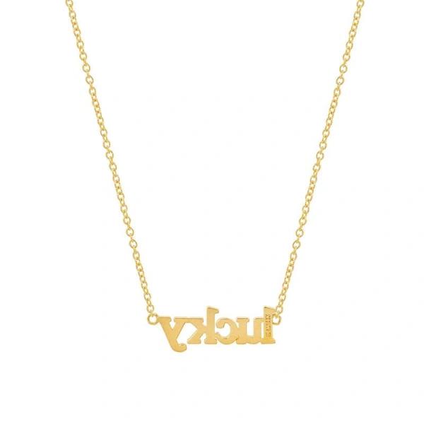 Jennifer Meyer Diamond Lucky Necklace in 18K Yellow Gold | Fine Necklaces | Coveti